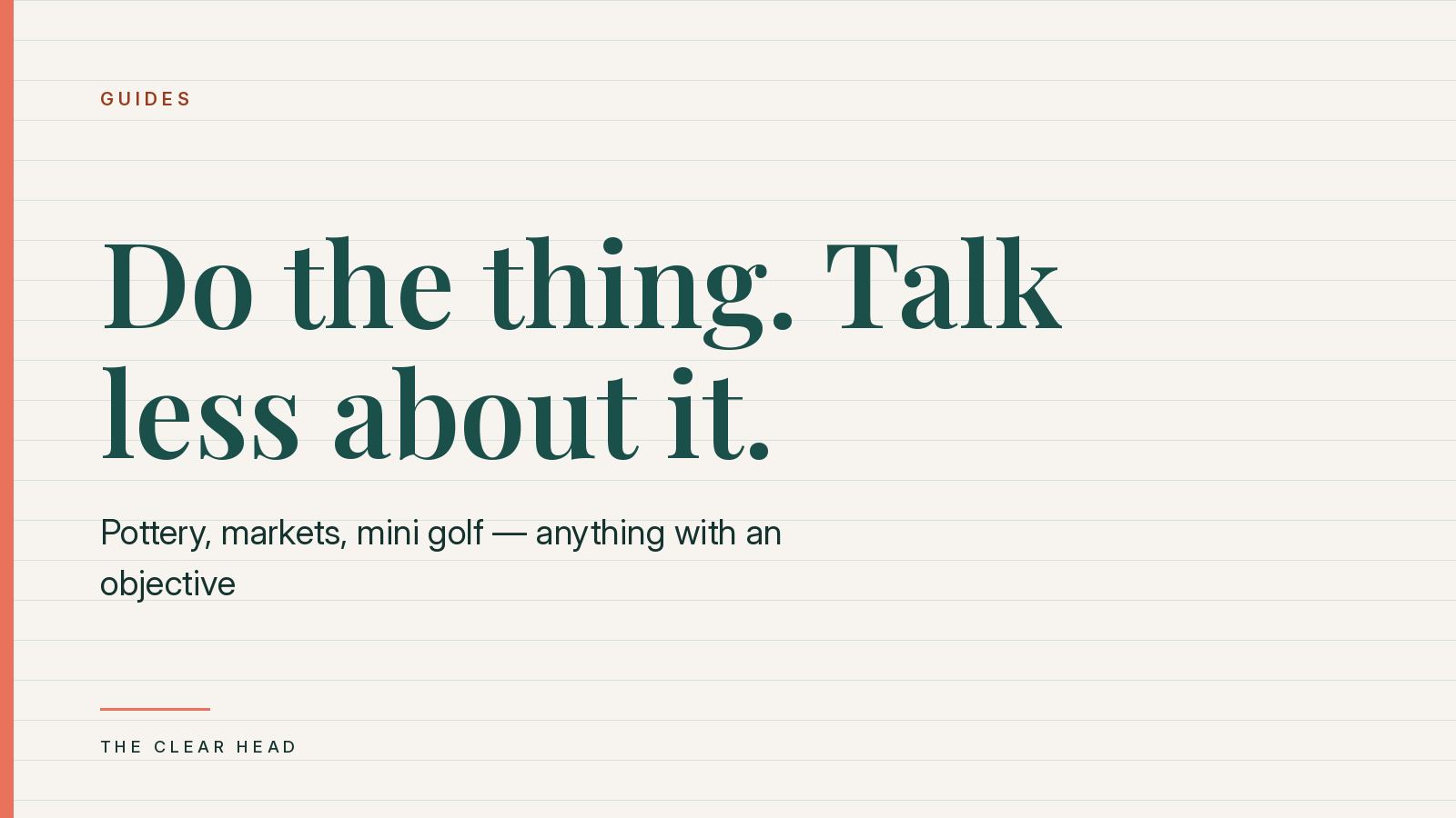 Things to Do on a First Date When Neither of You Drinks